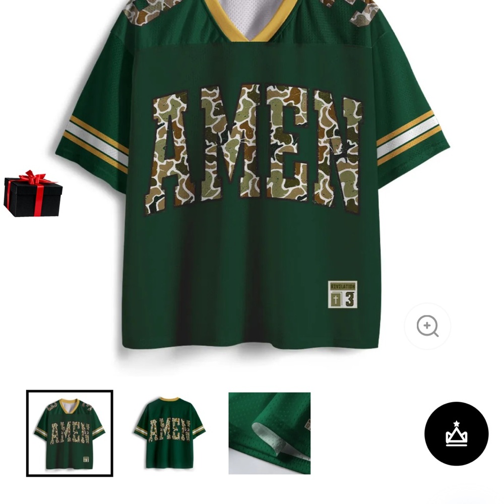 Brand new Green Camo men’s jersey